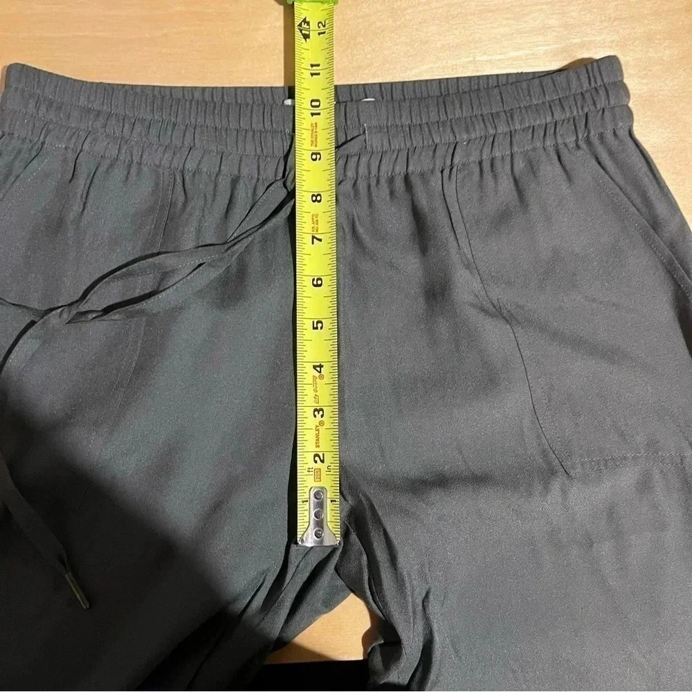 Joie Womens  Size Small Green Drawstring Joggers Pants Silk Blend - Picture 8 of 9